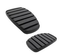 Jodriva Lot de 2 couvre-pédales en caoutchouc for frein et embrayage de voiture, for Renault, Megane Laguna Clio Kangoo Scenic Espace Modus, accessoires de style de voiture Couvre-pédale de voiture