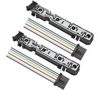 Jodriva Lot de 2 Douilles de Support d'ampoule de feu arrière avec Faisceau de câbles, for Ford Transit MK6 MK7 2000-2014, Accessoires 1681537 6C1113N004AB 1102440 Support de Montage de feu arrière