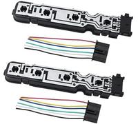 Jodriva Lot de 2 paires douilles support d'ampoule feu arrière avec connecteur faisceau câbles remplacement, for Ford, Transit Mk6 MK7 2000-2014 1681537 6C1113N004AB 1102440 Support de feu arrière