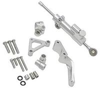 Jodriva Monster 696 2008-up 796/795, kits de support montage stabilisateur modifié for moto Unité de contrôle de conduite pour moto(BLACK 4)