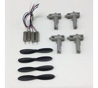 Jodriva Moteurs de bras, for LS-MINI, drone avec caméra 4K RC Quadcopter Bras de rechange pour quadricoptère FPV(Burgundy)