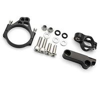 Jodriva Moto stabilisatrice en fibre de carbone, 1000 2012-2016, kit support montage d'amortisseurs Unité de contrôle de conduite pour moto(BLACK 60 25cm)
