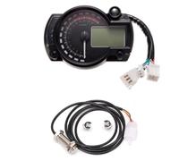 Jodriva,pour KOSO, LCD numérique moto RX2N compteur kilométrique compteur de vitesse instrument réglable MAX 299KM/H 7 couleurs tableau de bord Compteur kilométrique moto(With sensor 1)