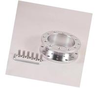 Jodriva Racing, for adaptateur de kit d'entretoise de moyeu de volant de sport en alliage d'aluminium 30 mm 50 mm Moyeu de volant de voiture(BLACK 3cm silver)