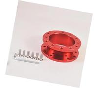 Jodriva Racing, for adaptateur de kit d'entretoise de moyeu de volant de sport en alliage d'aluminium 30 mm 50 mm Moyeu de volant de voiture(BLACK 3cm red)
