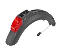 Jodriva Splash de pneu garde-boue arrière scooter électrique avec feu, for accessoire avant roue planche à roulettes Kugoo S1 S2 S3 Protecteur de garde-boue de planche à roulettes(Rear fender)