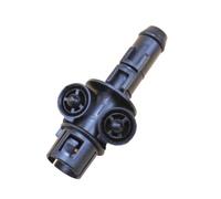 Jodriva Support d'adaptateur de couvercle nettoyeur phares, buse pulvérisation phare pare-chocs avant style voiture Buse de lave-phare de voiture(Left Side)