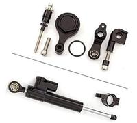 Jodriva Support de support kit montage stabilisateur moto en aluminium CNC, YZF R6 YZFR6 2006-2015/2007/2008 Unité de contrôle de conduite pour moto(BLACK White)