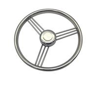 Jodriva Volant de bateau en acier inoxydable 304 qualité marine for yacht Remplacement du gouvernail de direction de bateau