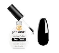 JODSONE 16,5 ml - Gel Top Coat No Wipe Clear Glossy Shine Finish Long Lasting No Soak Off Nail and Need U V Lamp Cured for Salon DIY Nail Art Design