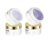 JODSONE Builder Base Lot de 2 vernis à ongles gel de finition longue durée et brillant DIY Nail Art