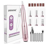 JODSONE Foret à ongles électrique professionnel 20 000 tr/min - Travail silencieux efficace avec 6 forets de rechange pour un usage professionnel et domestique