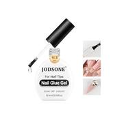 JODSONE Gel de colle à ongles transparent de 16,5 ml, faible odeur, non toxique, longue durée jusqu'à 28 jours