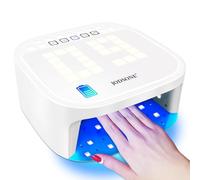 JODSONE Lampe à ongles U V avec 4 écrans numériques réversibles - Grand écran LCD - Rechargeable - Pour salon ou maison