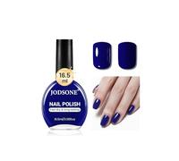 JODSONE Vernis à ongles bleu foncé, 16,5 ml, grand volume, séchage rapide, brillance durable, pour nail art, bricolage, maison, voyage, cadeau
