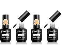 JODSONE Vernis Semi Permanent, 2 x15ML Base et Top Coat Vernis Gel UV Semi Permanent, No Wipe Top Coat et Base Coat pour studio de manucure DIY Home (Lot de 2)