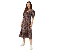 Joe Browns Autumn Floral Vintage Tea Dress Robe, Moka, 38 Femme