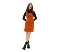 Joe Browns Autumn Orange Cord Pinafore Dress Robe, 38 Femme