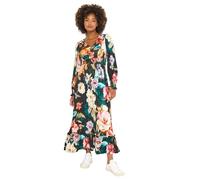 Joe Browns Autumnal Floral Print Jersey Maxi Dress Robe, Multicolore, 42 Femme