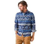 Joe Browns Aztec Pattern Classic Collar Shirt Chemise, Bleu, S Homme