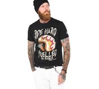 Joe Browns Biker Helmet Print Crew Neck Tee T-Shirt, Noir, XXL Homme