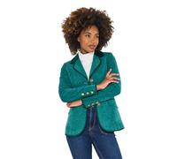 Joe Browns Checked Single Breasted Jacket Veste, Vert, 44 Petite Femme
