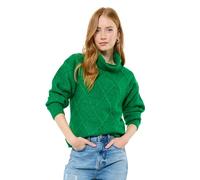 Joe Browns Classic Green Roll Neck Diamond Knit Jumper Pull, Vert, 42 Femme