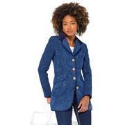 Joe Browns Classic Navy Longline Jacket Veste, Bleu, 40 Femme