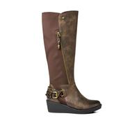 Joe Browns Femme Autumn Brown Wedge Boots Botte Haute Jusqu'au Genou, Marron, 40 EU