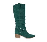 Joe Browns Femme Autumnal Microfibre Long Boots Botte Haute Jusqu'au Genou, Vert, 39 EU
