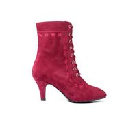 Joe Browns Femme Flower Embroidered Ankle Boots Bottine, Rouge, 36 EU
