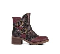 Joe Browns Femme Metalic Swirl Pattern Ankle Boots Bottine, Violet, 39 EU
