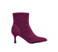 Joe Browns Femme Sparkling Knitted Low-Mid Heel Ankle Boots Bottine, Rose, 41 EU