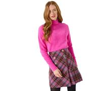 Joe Browns Fluffy Relaxed Fit High Neck Jumper Pull, Rose, 38 Femme