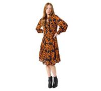 Joe Browns Georgette Fabric Autumn Floral Tiered Dress Robe, Noir, 40 Femme