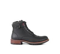 Joe Browns Homme Black Leather Boots Botte Tendance, Noir, 44.5 EU