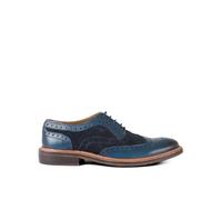 Joe Browns Homme East Side Double Stitched Leather Brogues Tissu Oxford, Bleu, 44.5 EU