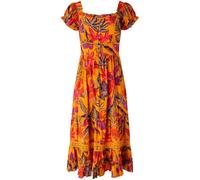 Joe Browns Joe Browns Amelia Robe imprimée Orange EU 48 (UK 20)
