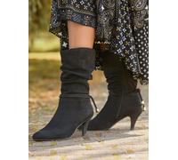 Joe Browns Joe Browns Black Cord Rope Detail Slouch Boots