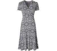 Joe Browns Joe Browns Black Floral Print Jersey Dress Black EU 44 (UK 16)