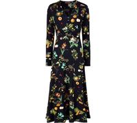 Joe Browns Joe Browns Black Fruit Print Midi Dress Black 14
