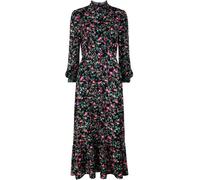 Joe Browns Joe Browns Black Petite Vintage Frill Floral Jersey Midi Dress Black 14 P