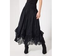 Joe Browns Joe Browns Black Shirred Waist Lace Maxi Skirt Black 10