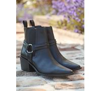 Joe Browns Joe Browns Black Western Leather Ankle Boots
