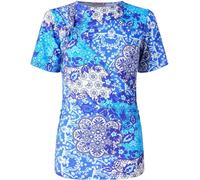 Joe Browns Joe Browns Blue All The Blues Knot Front Jersey Top