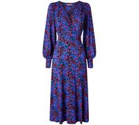 Joe Browns Joe Browns Blue Butterfly Print Jersey Midi Dress Blue EU 34 (UK 6)