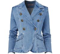 Joe Browns Joe Browns Blue Casual Stretch Denim Blazer