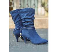 Joe Browns Joe Browns Blue Cord Rope Detail Slouch Boots