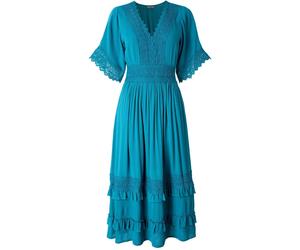 Joe Browns Joe Browns Blue Flattering Boho Lace Dress Blue EU 38 (UK 10)