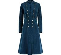 Joe Browns Joe Browns Blue Longline Military Brushed Cord Coat